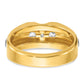 IB Goodman Two-tone Mens 3/4 carat Diamond Complete Ring - WBC