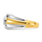 IB Goodman Two-tone Mens 1/2 carat Diamond Complete Ring - WBC