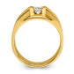 IB Goodman Mens 1/2 carat Diamond Complete Ring - WBC