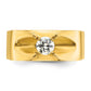 IB Goodman Mens 1/2 carat Diamond Complete Ring - WBC