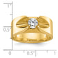 IB Goodman Mens 1/2 carat Diamond Complete Ring - WBC
