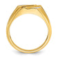 IB Goodman Mens Square Lab Created Sapphire and Diamond Satin Complete Ring - WBC