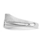 IBGoodman Men's Polished and Satin 3-Stone 1/2 Carat AA Quality Diamond Ring - WBC