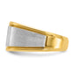 IB Goodman Two-tone Mens Polished and Satin 1 carat Diamond Complete Ring - WBC