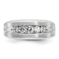 IBGoodman Men's Polished and Brushed 5-Stone 1/2 Carat AA Quality Diamond Ring - WBC