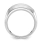 IBGoodman Men's Polished Satin and Grooved 5-Stone 1 Carat AA Quality Diamond Ring - WBC