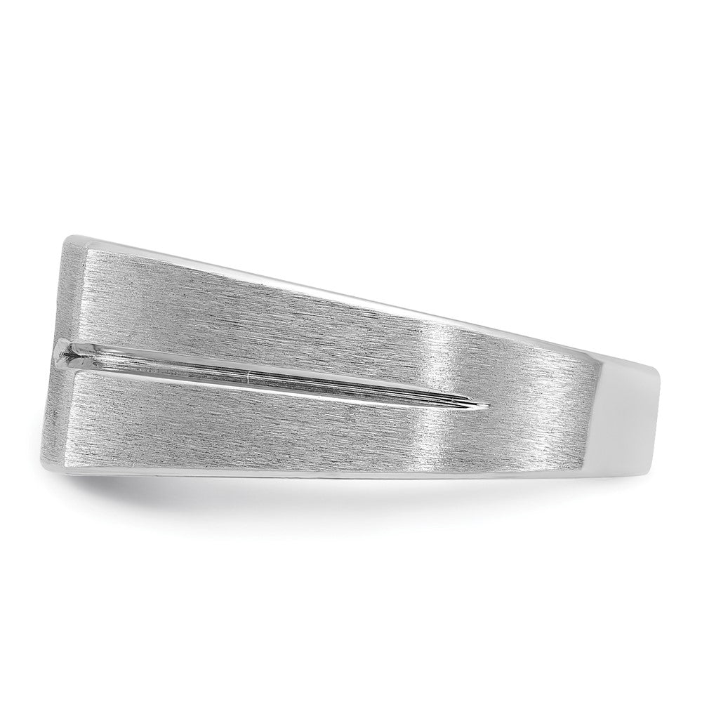 IB Goodman Mens Polished and Satin 1/4 carat Diamond Complete Ring - WBC