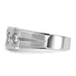 IB Goodman Mens Polished and Satin 1 carat Diamond Complete Ring - WBC