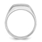 IB Goodman Mens Polished and Satin 1/5 carat Diamond Complete Ring - WBC