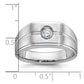 IB Goodman Mens Polished and Satin 1/5 carat Diamond Complete Ring - WBC