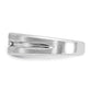 IB Goodman Mens Polished and Satin 1/6 carat Diamond Complete Ring - WBC