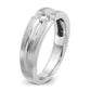 IB Goodman Mens Polished and Satin 1/6 carat Diamond Complete Ring - WBC