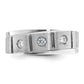 IB Goodman Mens Polished and Satin 1/4 carat Diamond Complete Ring - WBC