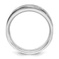 IB Goodman Mens Polished and Satin 1/2 carat Diamond Complete Ring - WBC