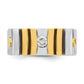 IB Goodman Two-tone Mens 1/3 carat Diamond Complete Ring - WBC