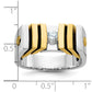 IB Goodman Two-tone Mens 1/3 carat Diamond Complete Ring - WBC