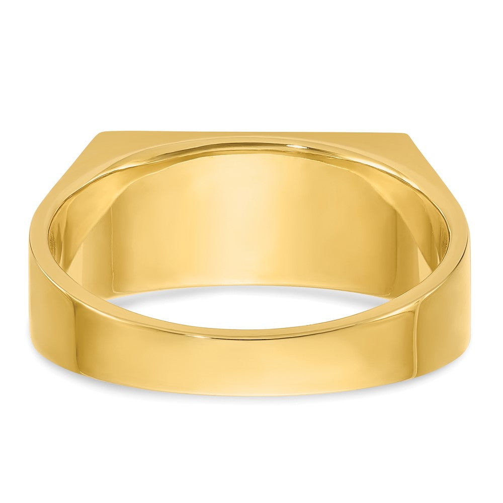 IBGoodman Men's Polished 3-Stone 1 Carat AA Quality Diamond Ring - WBC