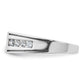 IB Goodman with Black Rhodium Satin 7/8 carat Black and Diamond Complete Mens Ring - WBC