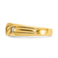IB Goodman Mens Link Design 1/4 carat Diamond Complete Ring - WBC