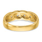 IB Goodman Mens Link Design 1/4 carat Diamond Complete Ring - WBC