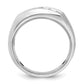 IBGoodman Men's Polished and Satin 5-Stone 1/2 Carat AA Quality Diamond Ring - WBC