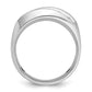 IBGoodman Men's Polished and Satin 5-Stone 1 Carat AA Quality Diamond Ring - WBC