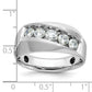 IBGoodman Men's Polished and Satin 5-Stone 1 Carat AA Quality Diamond Ring - WBC