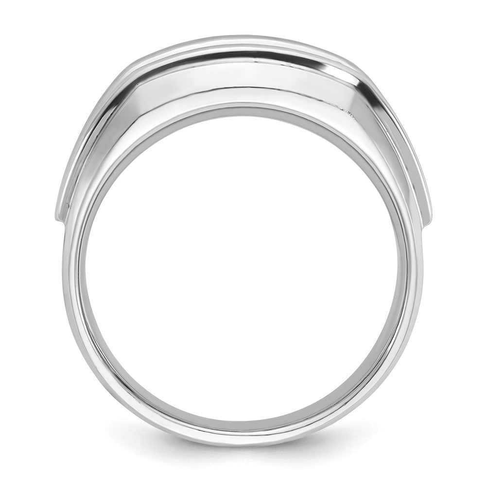 IB Goodman Mens 3-Stone 1 carat Diamond Ring - WBC