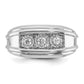 IB Goodman Mens 3-Stone 1 carat Diamond Ring - WBC
