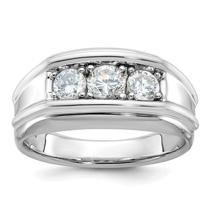 IB Goodman Mens 3-Stone 1 carat Diamond Ring - WBC