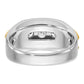 IB Goodman Two-tone Mens 3-Stone 1 carat AA Diamond Ring - WBC