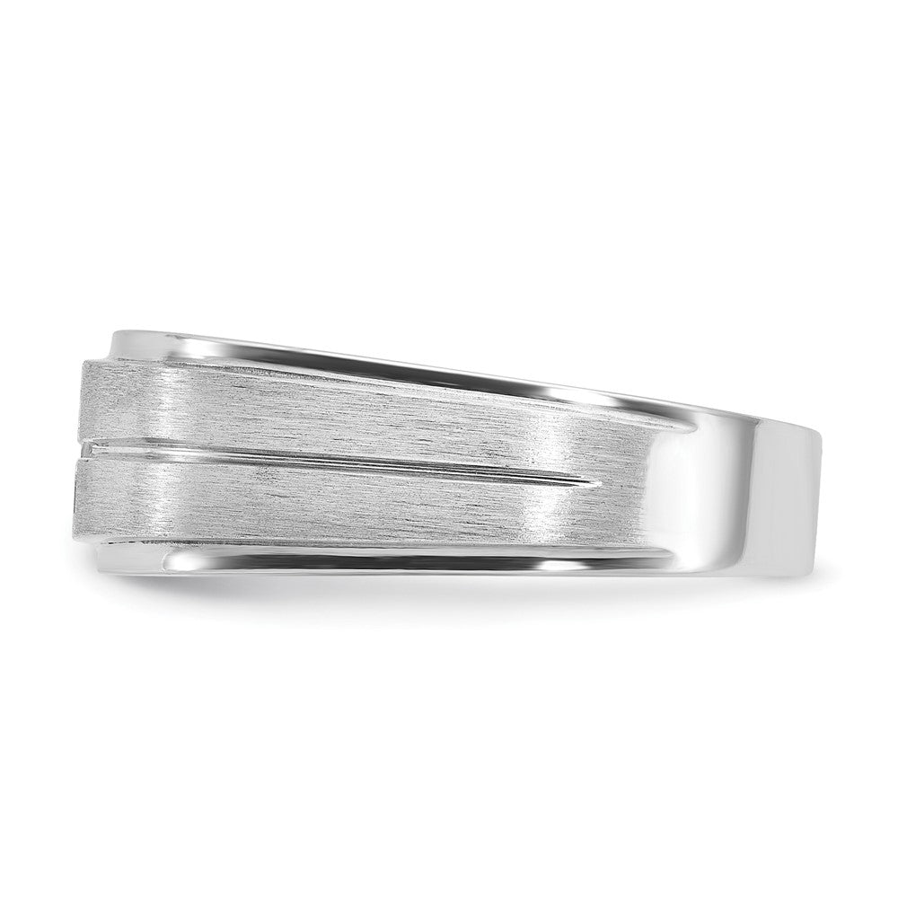 IB Goodman Mens Polished and Satin 3/8 carat Diamond Complete Ring - WBC