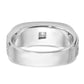IB Goodman Mens Polished and Satin 3/8 carat Diamond Complete Ring - WBC