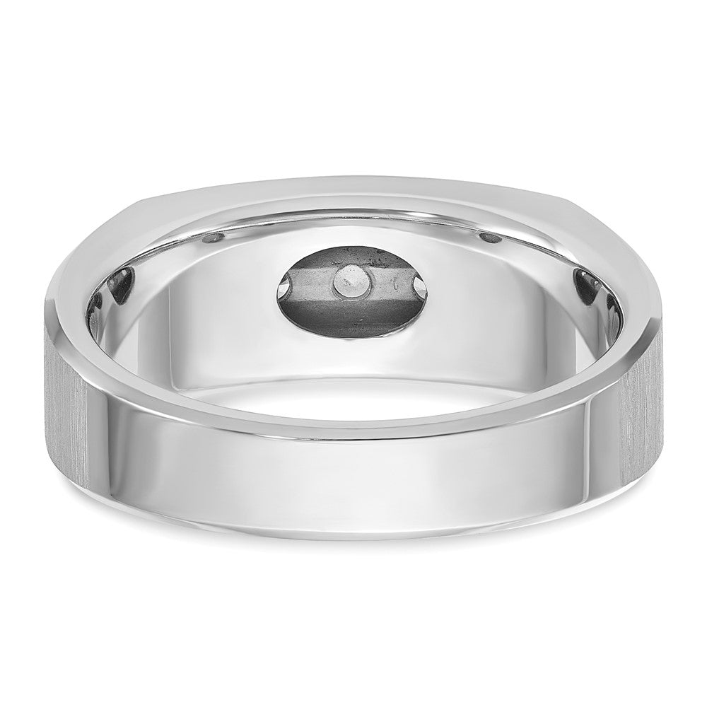 IBGoodman Men's Polished and Satin 5-Stone 1/2 Carat AA Quality Diamond Ring - WBC