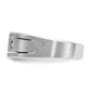 IB Goodman Mens Polished/Antiqued/Satin 1/6 carat Diamond 3-Stone Complete Ring - WBC