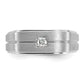 IB Goodman Mens Polished and Satin 1/6 carat Diamond Complete Ring - WBC