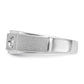 IB Goodman Mens Polished and Satin 3/8 carat Diamond Complete Ring - WBC