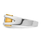 IB Goodman Two-tone Mens 3/8 carat Diamond Complete Ring - WBC