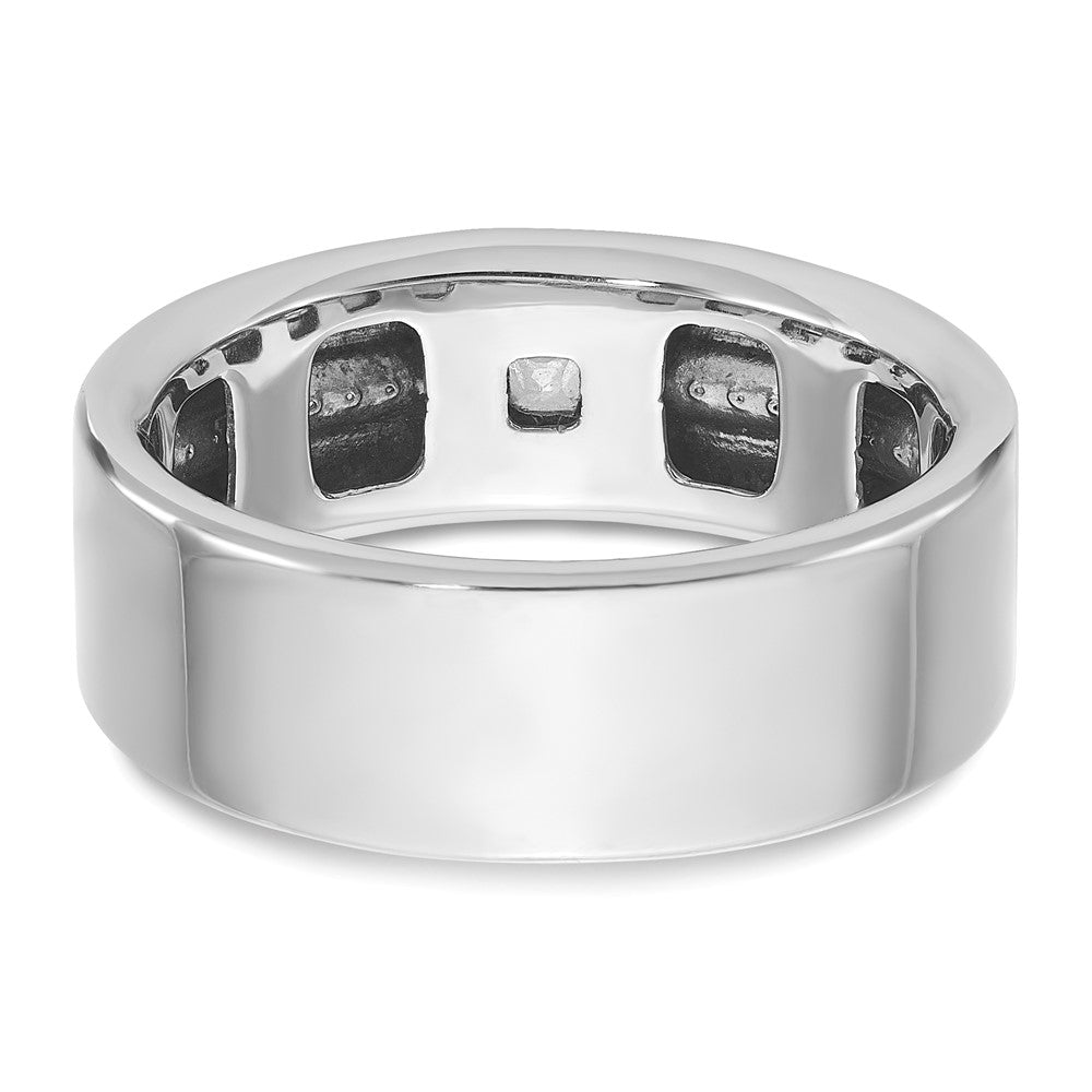 IBGoodman Men's Polished and Satin 1/5 Carat AA Quality Diamond Ring - WBC