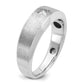 IB Goodman Mens Polished and Satin 1/6 carat Diamond Complete Ring - WBC