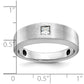 IB Goodman Mens Polished and Satin 1/6 carat Diamond Complete Ring - WBC