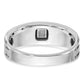IB Goodman Mens Polished and Satin 1/6 carat Diamond Complete Ring - WBC