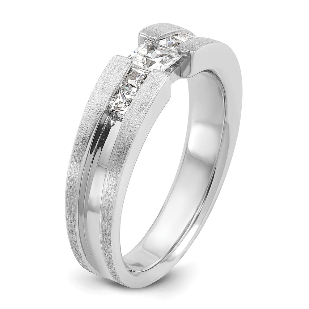IB Goodman Mens 3/4 carat Diamond Complete Ring - WBC