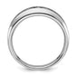 IB Goodman with Black Rhodium Polished and Brushed Black and Diamond Complete Mens Ring - WBC