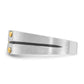 IB Goodman Two-tone with Black Rhodium Mens Satin 1/3 carat Diamond Complete Ring - WBC