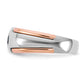 IB Goodman Two-tone / Mens 1/4 carat Black Diamond Complete Ring - WBC