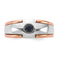 IB Goodman Two-tone / Mens 1/4 carat Black Diamond Complete Ring - WBC