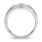 IB Goodman with Black Rhodium Mens 1/5 carat Diamond Complete Ring - WBC