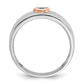 IB Goodman Two-tone / Mens 1/4 carat Diamond Complete Ring - WBC