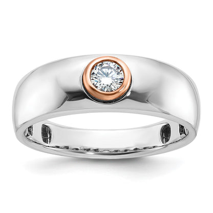 IB Goodman Two-tone / Mens 1/4 carat Diamond Complete Ring - WBC